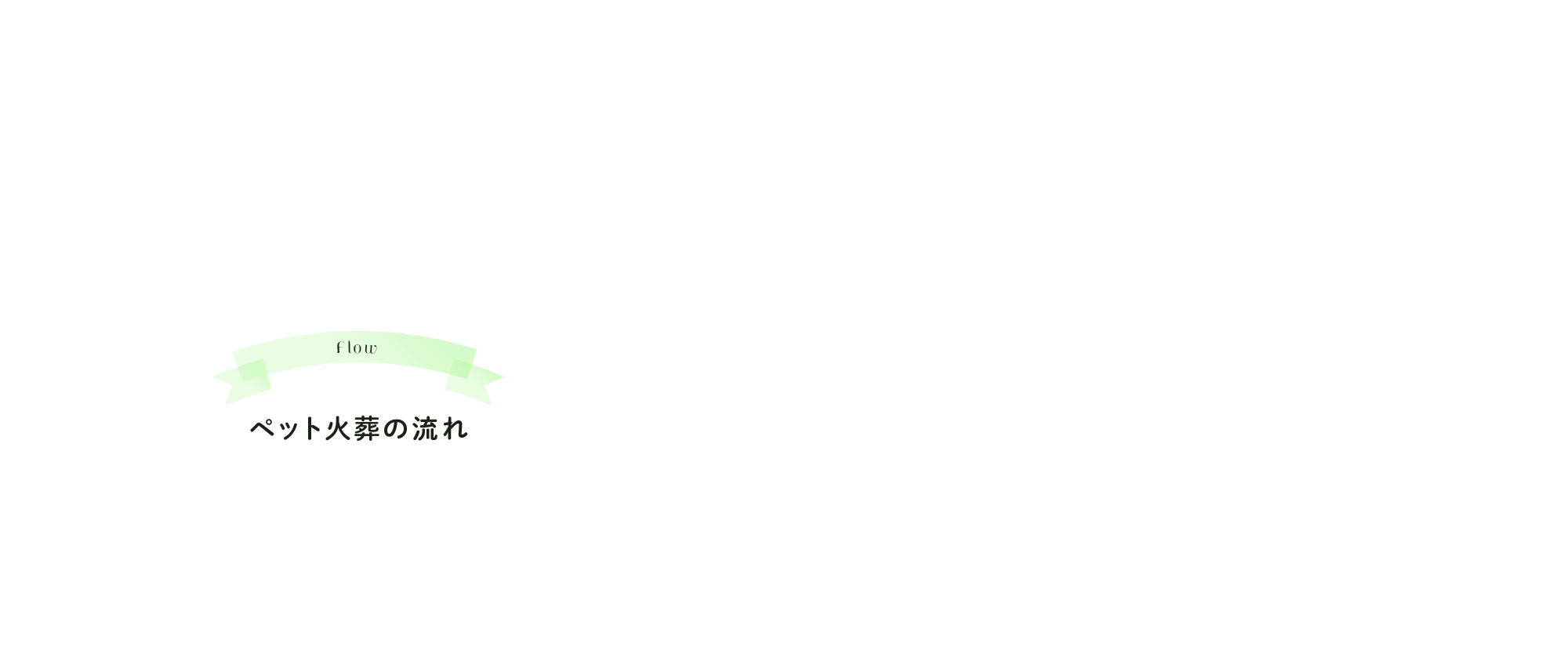 ペット火葬の流れ